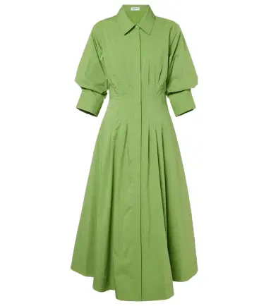 Simkhai Jazz cotton-blend poplin midi dress | Thumbnail 1 Simkhai Jazz cotton-blend poplin midi dress | Thumbnail 1