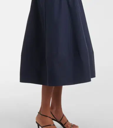 Simkhai Deanna belted faille midi dress | Thumbnail 3 Simkhai Deanna belted faille midi dress | Thumbnail 3