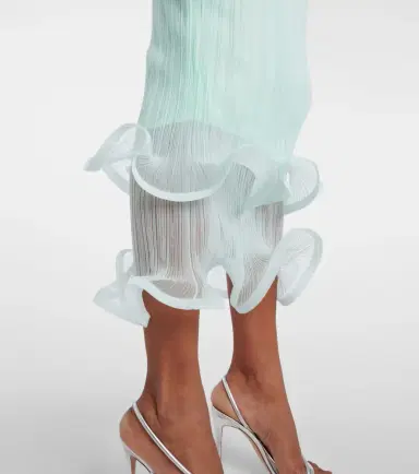 Simkhai Kelso Knit semi-sheer midi skirt | Thumbnail 3 Simkhai Kelso Knit semi-sheer midi skirt | Thumbnail 3