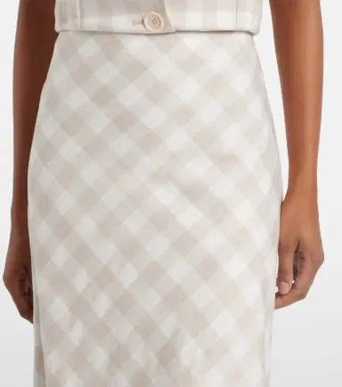 Simkhai Noelle checked maxi skirt | Thumbnail 2 Simkhai Noelle checked maxi skirt | Thumbnail 2