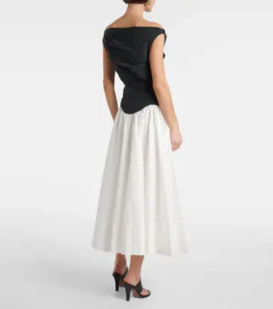 Simkhai Cersei cotton poplin midi dress | Thumbnail 2 Simkhai Cersei cotton poplin midi dress | Thumbnail 2