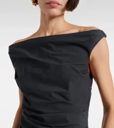 Simkhai Cersei cotton poplin midi dress | Thumbnail 4 Simkhai Cersei cotton poplin midi dress | Thumbnail 4