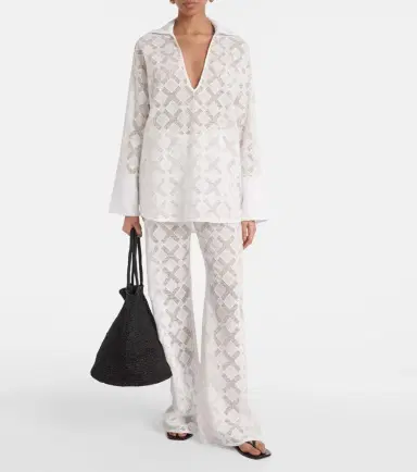 Tove Kaia embroidered wide-leg pants | Thumbnail 3 Tove Kaia embroidered wide-leg pants | Thumbnail 3