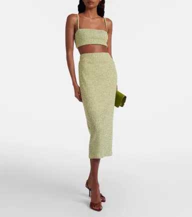 Vince Gingham midi skirt | Thumbnail 5 Vince Gingham midi skirt | Thumbnail 5