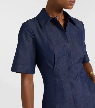 Vince Denim shirt dress | Thumbnail 4 Vince Denim shirt dress | Thumbnail 4