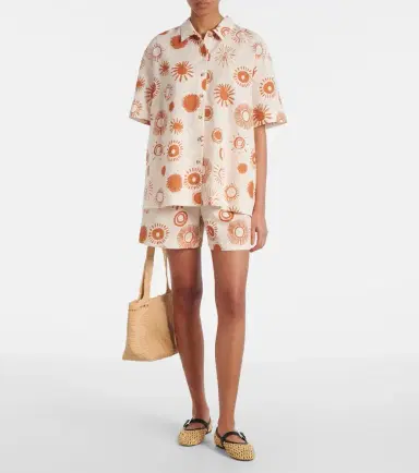 ASCENO Montauk linen and cotton bowling shirt | Thumbnail 3 ASCENO Montauk linen and cotton bowling shirt | Thumbnail 3