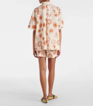 ASCENO Montauk linen and cotton bowling shirt | Thumbnail 5 ASCENO Montauk linen and cotton bowling shirt | Thumbnail 5