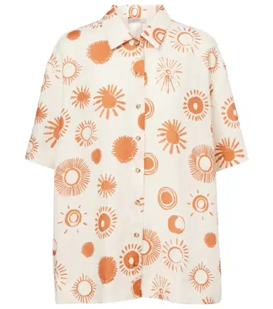 ASCENO Montauk linen and cotton bowling shirt | Thumbnail 1 ASCENO Montauk linen and cotton bowling shirt | Thumbnail 1