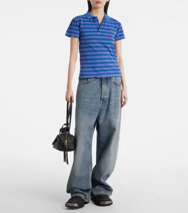 Balenciaga Striped cotton polo shirt | Thumbnail 6 Balenciaga Striped cotton polo shirt | Thumbnail 6