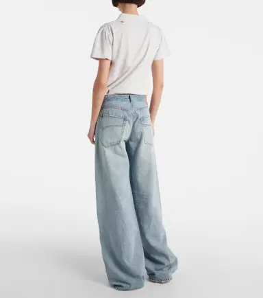 Balenciaga Baggy wide-leg jeans | Thumbnail 6 Balenciaga Baggy wide-leg jeans | Thumbnail 6
