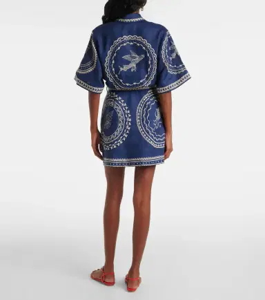 Alemais Alémais Oceane linen minidress | Thumbnail 6 Alemais Alémais Oceane linen minidress | Thumbnail 6