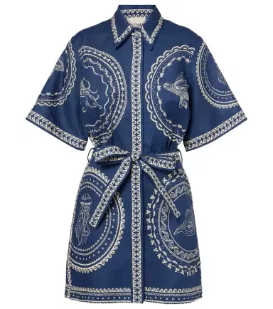 Alemais Alémais Oceane linen minidress | Thumbnail 1 Alemais Alémais Oceane linen minidress | Thumbnail 1