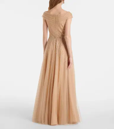 Jenny Packham Shayla embellished tulle gown | Thumbnail 3 Jenny Packham Shayla embellished tulle gown | Thumbnail 3