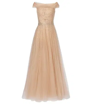 Jenny Packham Shayla embellished tulle gown | Thumbnail 1 Jenny Packham Shayla embellished tulle gown | Thumbnail 1