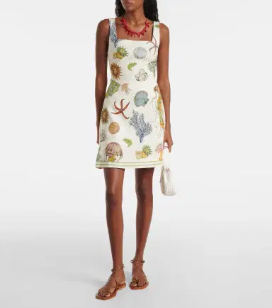 Alemais Alémais Sea linen minidress | Thumbnail 2 Alemais Alémais Sea linen minidress | Thumbnail 2