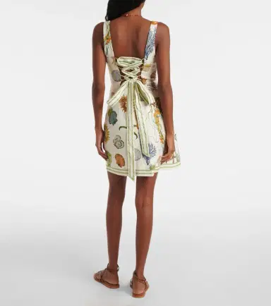 Alemais Alémais Sea linen minidress | Thumbnail 5 Alemais Alémais Sea linen minidress | Thumbnail 5