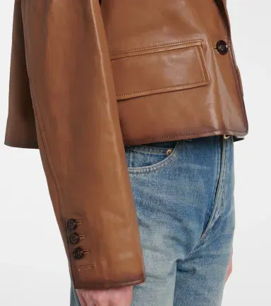 Dorothee Schumacher Cropped leather jacket | Thumbnail 3 Dorothee Schumacher Cropped leather jacket | Thumbnail 3