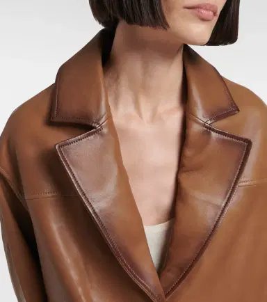 Dorothee Schumacher Cropped leather jacket | Thumbnail 4 Dorothee Schumacher Cropped leather jacket | Thumbnail 4
