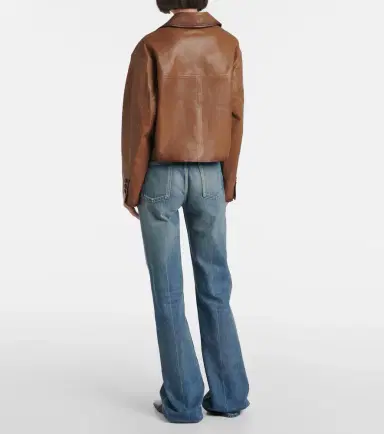 Dorothee Schumacher Cropped leather jacket | Thumbnail 5 Dorothee Schumacher Cropped leather jacket | Thumbnail 5