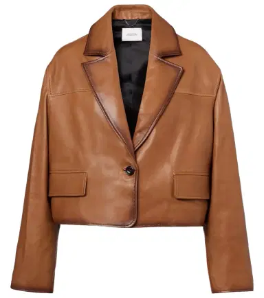 Dorothee Schumacher Cropped leather jacket | Thumbnail 1 Dorothee Schumacher Cropped leather jacket | Thumbnail 1