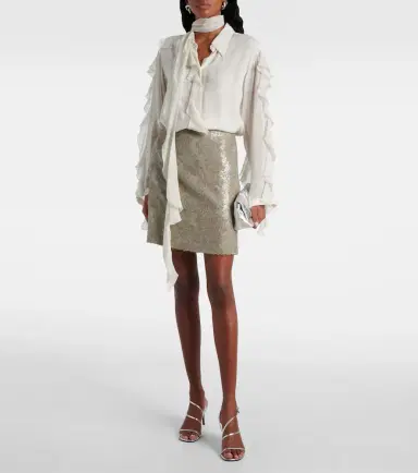 Dorothee Schumacher Sequined pencil midi skirt | Thumbnail 3 Dorothee Schumacher Sequined pencil midi skirt | Thumbnail 3