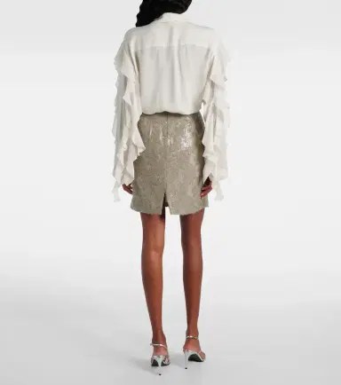 Dorothee Schumacher Sequined pencil midi skirt | Thumbnail 4 Dorothee Schumacher Sequined pencil midi skirt | Thumbnail 4
