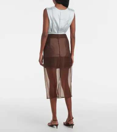 Jacques Wei Chiffon midi skirt | Thumbnail 3 Jacques Wei Chiffon midi skirt | Thumbnail 3
