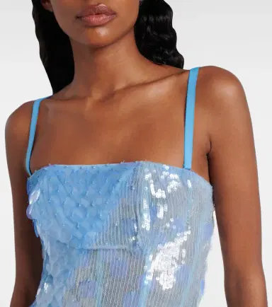 Nensi Dojaka Sequined minidress | Thumbnail 3 Nensi Dojaka Sequined minidress | Thumbnail 3