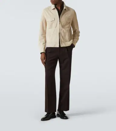 Thom Sweeney Suede blouson | Thumbnail 2 Thom Sweeney Suede blouson | Thumbnail 2