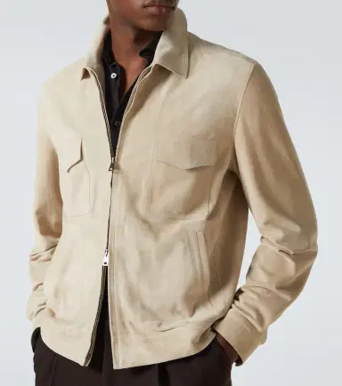 Thom Sweeney Suede blouson | Thumbnail 4 Thom Sweeney Suede blouson | Thumbnail 4