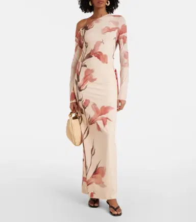 SIR Floral one-shoulder maxi dress | Thumbnail 2 SIR Floral one-shoulder maxi dress | Thumbnail 2