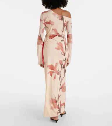 SIR Floral one-shoulder maxi dress | Thumbnail 4 SIR Floral one-shoulder maxi dress | Thumbnail 4