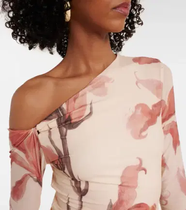 SIR Floral one-shoulder maxi dress | Thumbnail 5 SIR Floral one-shoulder maxi dress | Thumbnail 5