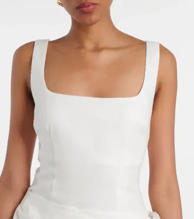SIR Jessamine Tie linen minidress | Thumbnail 4 SIR Jessamine Tie linen minidress | Thumbnail 4