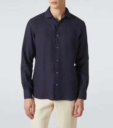 Thom Sweeney Linen shirt | Thumbnail 2 Thom Sweeney Linen shirt | Thumbnail 2