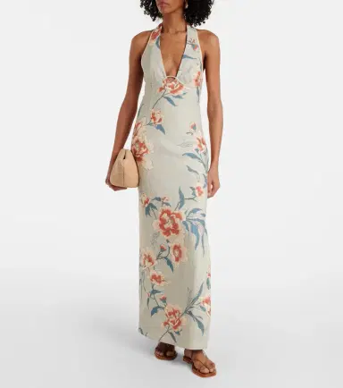 SIR Floral linen maxi dress | Thumbnail 2 SIR Floral linen maxi dress | Thumbnail 2