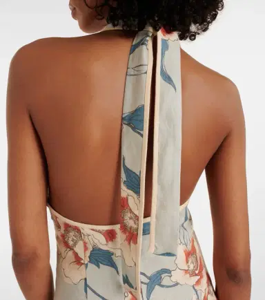 SIR Floral linen maxi dress | Thumbnail 5 SIR Floral linen maxi dress | Thumbnail 5