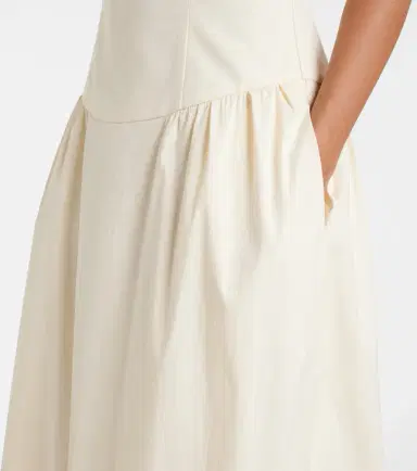 SIR Florent halterneck cotton-blend maxi dress | Thumbnail 3 SIR Florent halterneck cotton-blend maxi dress | Thumbnail 3