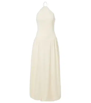 SIR Florent halterneck cotton-blend maxi dress | Thumbnail 1 SIR Florent halterneck cotton-blend maxi dress | Thumbnail 1