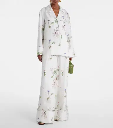 Erdem Floral printed silk shirt | Thumbnail 2 Erdem Floral printed silk shirt | Thumbnail 2