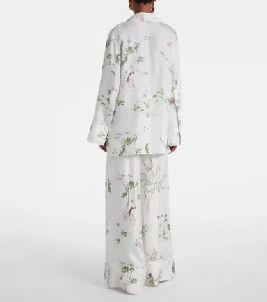 Erdem Floral printed silk shirt | Thumbnail 4 Erdem Floral printed silk shirt | Thumbnail 4