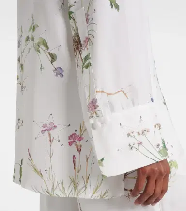 Erdem Floral printed silk shirt | Thumbnail 5 Erdem Floral printed silk shirt | Thumbnail 5
