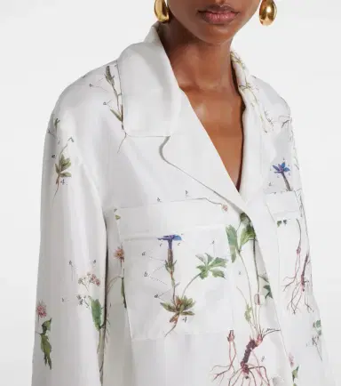 Erdem Floral printed silk shirt | Thumbnail 6 Erdem Floral printed silk shirt | Thumbnail 6