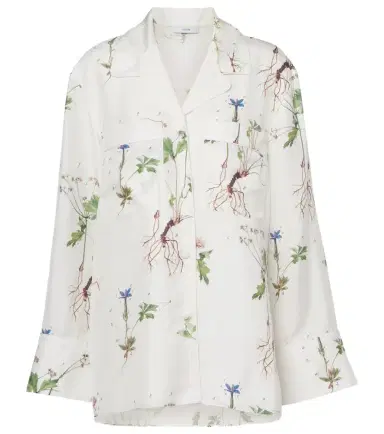 Erdem Floral printed silk shirt | Thumbnail 1 Erdem Floral printed silk shirt | Thumbnail 1