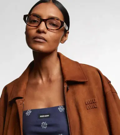 Miu Miu Logo oval glasses | Thumbnail 5 Miu Miu Logo oval glasses | Thumbnail 5