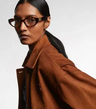 Miu Miu Logo oval glasses | Thumbnail 6 Miu Miu Logo oval glasses | Thumbnail 6