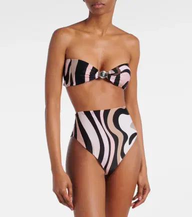 Pucci Marmo bandeau bikini top | Thumbnail 4 Pucci Marmo bandeau bikini top | Thumbnail 4