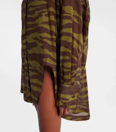 The Attico Zebra-print cotton muslin shirt | Thumbnail 5 The Attico Zebra-print cotton muslin shirt | Thumbnail 5