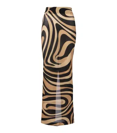 Pucci Printed semi-sheer maxi skirt | Thumbnail 1 Pucci Printed semi-sheer maxi skirt | Thumbnail 1