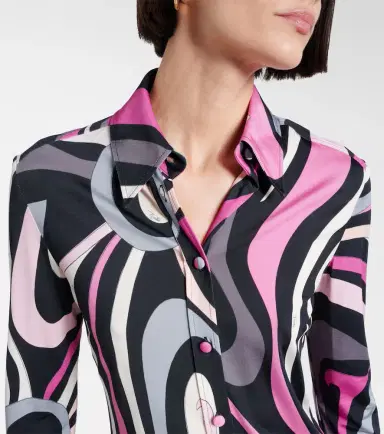 PUCCI Marmo jersey satin shirt | Thumbnail 5 PUCCI Marmo jersey satin shirt | Thumbnail 5